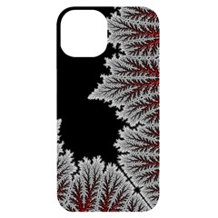 Abstract Complex Fractal Math Iphone 14 Black Uv Print Case by Bedest