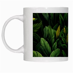 Banana leaves White Mug