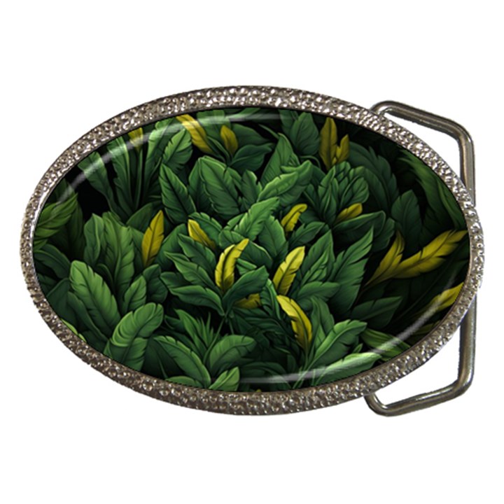 Banana leaves Belt Buckles