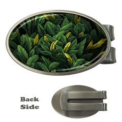 Banana Leaves Money Clips (oval)  by goljakoff