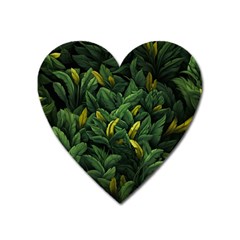 Banana Leaves Heart Magnet by goljakoff