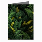 Banana leaves Greeting Card Left