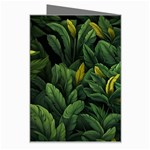 Banana leaves Greeting Card Right