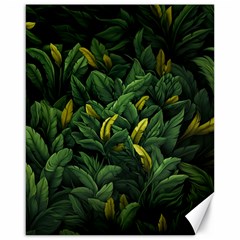 Banana leaves Canvas 16  x 20 