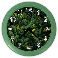 Banana leaves Color Wall Clock