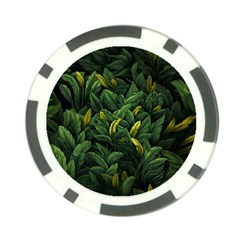 Banana leaves Poker Chip Card Guard