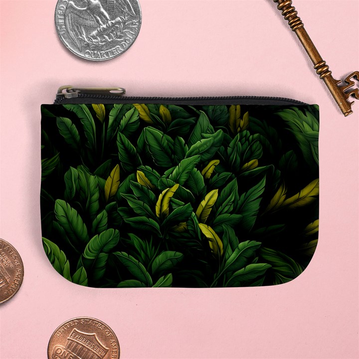 Banana leaves Mini Coin Purse