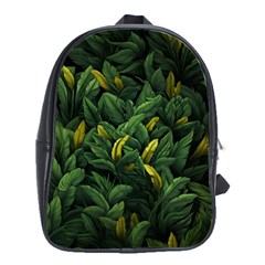 Banana leaves School Bag (Large)