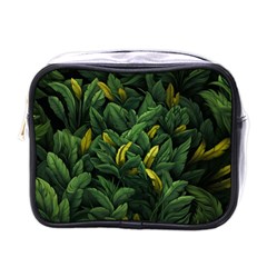 Banana Leaves Mini Toiletries Bag (one Side) by goljakoff