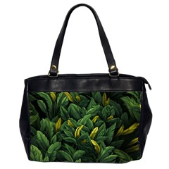 Banana Leaves Oversize Office Handbag (2 Sides) by goljakoff