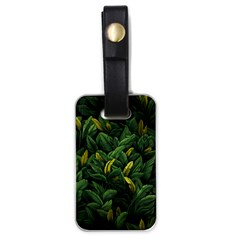 Banana leaves Luggage Tag (one side)