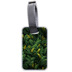 Banana Leaves Luggage Tag (two Sides) by goljakoff