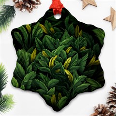 Banana leaves Ornament (Snowflake)