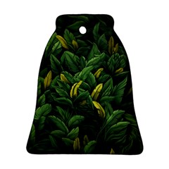 Banana leaves Bell Ornament (Two Sides)