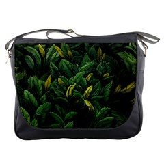 Banana Leaves Messenger Bag by goljakoff