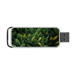 Banana Leaves Portable Usb Flash (one Side) by goljakoff