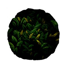 Banana Leaves Standard 15  Premium Flano Round Cushions by goljakoff