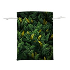 Banana leaves Lightweight Drawstring Pouch (L)