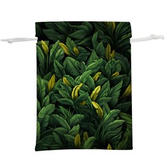 Banana leaves Lightweight Drawstring Pouch (XL)