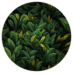 Banana leaves Round Trivet