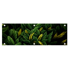 Banana leaves Banner and Sign 6  x 2 