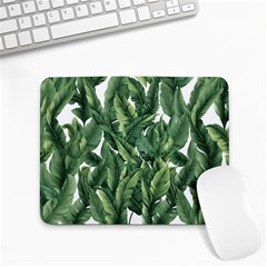 Green Banana Leaves Small Mousepad by goljakoff