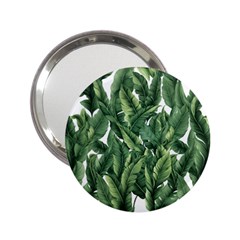 Green banana leaves 2.25  Handbag Mirrors