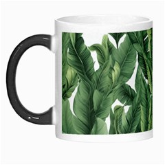 Green Banana Leaves Morph Mug by goljakoff