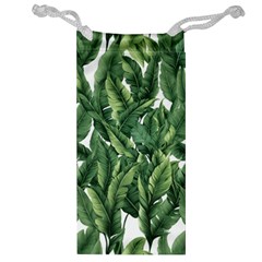 Green banana leaves Jewelry Bag