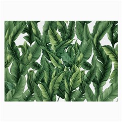 Green Banana Leaves Large Glasses Cloth (2 Sides) by goljakoff