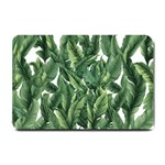 Green banana leaves Small Doormat 24 x16  Door Mat