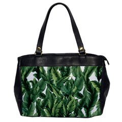 Green banana leaves Oversize Office Handbag