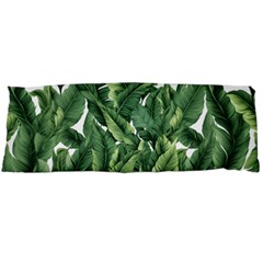 Green Banana Leaves Body Pillow Case (dakimakura) by goljakoff