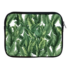 Green banana leaves Apple iPad 2/3/4 Zipper Cases