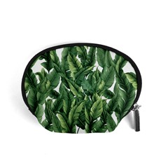 Green banana leaves Accessory Pouch (Small)