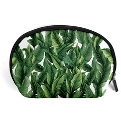 Green banana leaves Accessory Pouch (Large)