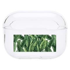 Green banana leaves Hard PC AirPods Pro Case