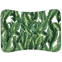 Green banana leaves Velour Seat Head Rest Cushion