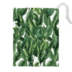 Green Banana Leaves Drawstring Pouch (4xl)