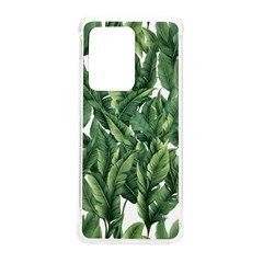 Green banana leaves Samsung Galaxy S20 Ultra 6.9 Inch TPU UV Case