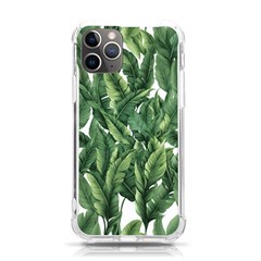 Green banana leaves iPhone 11 Pro 5.8 Inch TPU UV Print Case