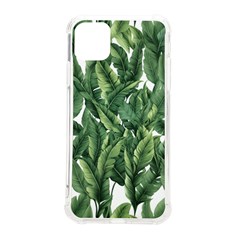 Green banana leaves iPhone 11 Pro Max 6.5 Inch TPU UV Print Case