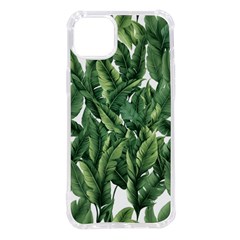 Green banana leaves iPhone 14 Plus TPU UV Print Case