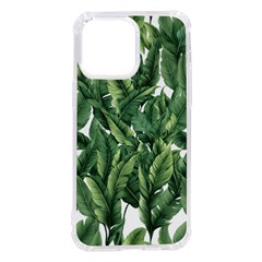 Green banana leaves iPhone 14 Pro Max TPU UV Print Case