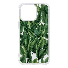 Green banana leaves iPhone 13 Pro TPU UV Print Case