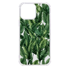 Green banana leaves iPhone 13 Pro Max TPU UV Print Case