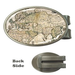 Tartaria Empire Vintage Map Money Clips (oval)  by Grandong