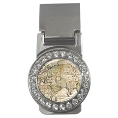 Tartaria Empire Vintage Map Money Clips (cz)  by Grandong