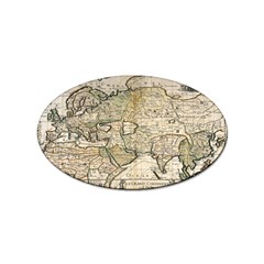 Tartaria Empire Vintage Map Sticker (oval) by Grandong