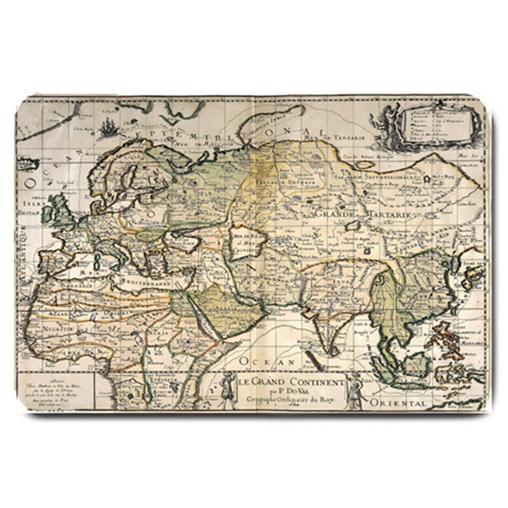 Tartaria Empire Vintage Map Large Doormat